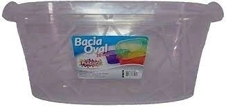 BACIA PLÁSTICA OVAL 10 LITROS