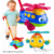 Brinquedo Infantil Avião de Empurrar e Puxar - Bs Toys - comprar online