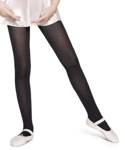 MEIA CALCA BALLET EM ELANCA COM PÉ TAM M PRETA