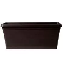 Jardineira Média 35x17x13cm Café - Plasnorthon
