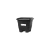 VASO PARA PLANTAS QUADRADO N° 17 PRETO na internet
