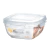 POTE QUADRADO FLIPLOCK TRANSPARENTE C/ TAMPA 1,4L