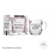 Caneca de Vidro Elegance Pessoas Que Fazem A Diferença de 300ml - Brasfoot Presentes