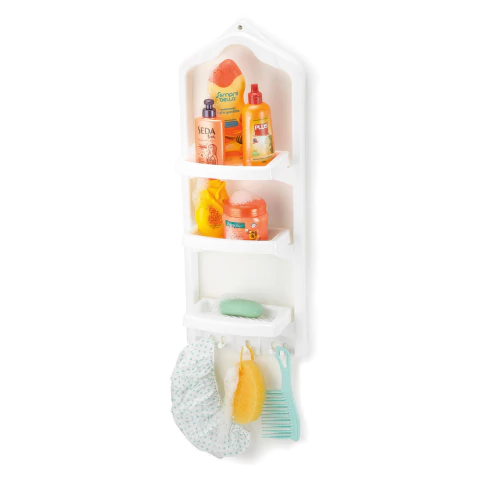 Max Suporte Para Produtos de Higiene em Plástico 70x26x3cm - Plasnorthon