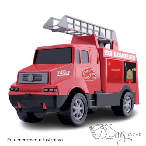 Caminhão Mini Truck Bombeiro - Samba Toys