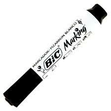 MARCADOR P/ QUADRO BRANCO MARKING PRETO BIC