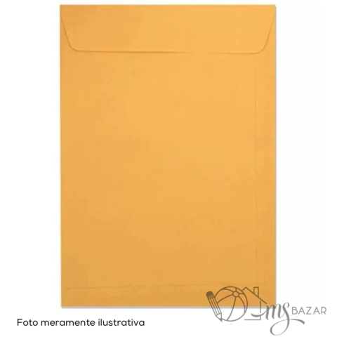 Envelope A4 Oficio Pardo Ouro 80g 240X340mm - Scrity