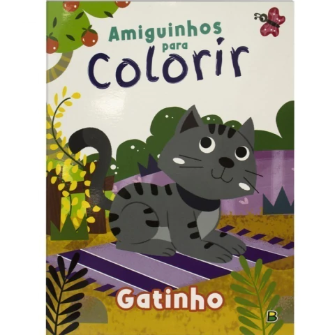 Livro Amiguinhos Para Colorir Gatinho - Todolivro