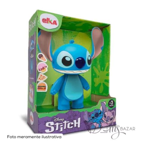 Boneco Stitch Mexe Boca E Orelhinhas Realista - Elka