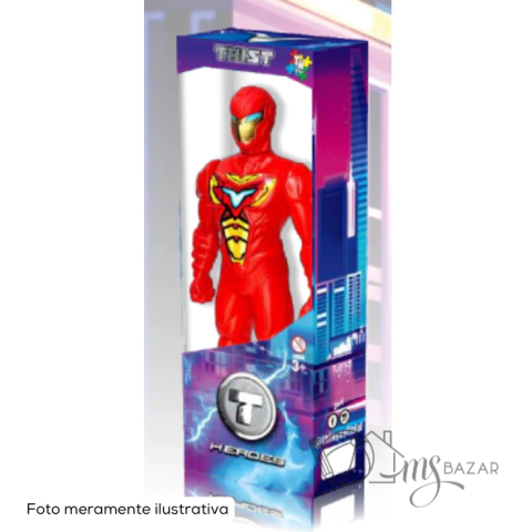 Boneco Twist Hero Steel Ferroso 017 - TH Toys