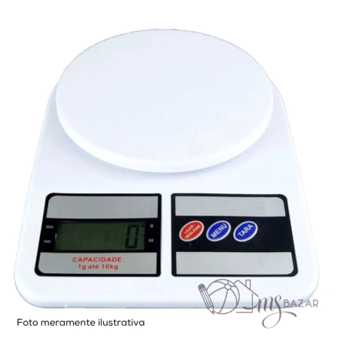 Balança Digital Culinária Gourmet Até 10Kg - Wellmix