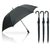 Sombrinha Guarda Chuva Longo Automático Cabo Curvo Preto - Elite Imports