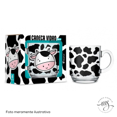 Copo de Vidro Elegance 300ml Mumu - Brasfoot Presentes