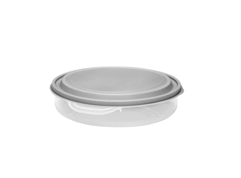 POTE REDONDO SPLENDORE TRANSPARENTE COM TAMPA COLOR 2LTS