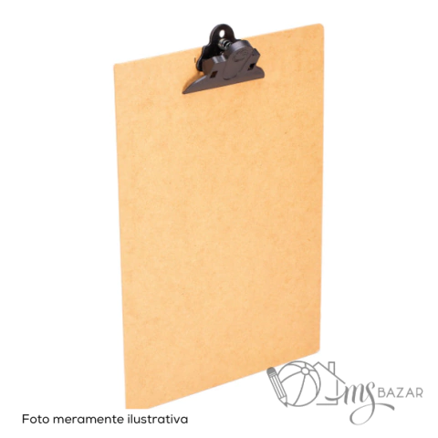 Prancheta Eucatex A4 Com Garra Plástica - Carbrink