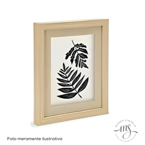 Porta Retrato Em MDF Com Linho 15x20 - Mart
