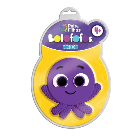 Mordedor Para Bebe Pow Turma Bolofofos - Pais e Filhos