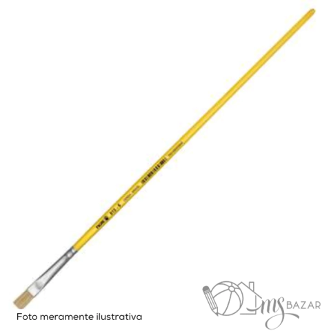 Pincel Escolar Cerda Chato 815-6 - Tigre