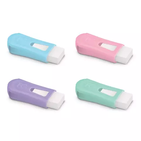 Apontador c/ Borracha e Deposito Mix Tons Pastel - Faber Castell