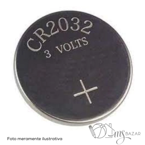 Bateria / Pilha Botão Alcalina CR2032 Lítio 3V - Diversos