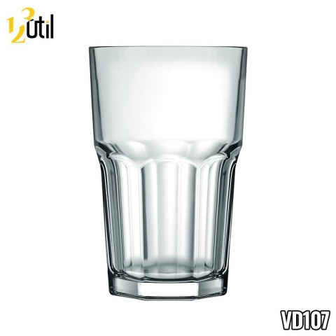 Copo Chicago Cristal Transparente 310ml 7.7" 12cm 250g - 123 Útil