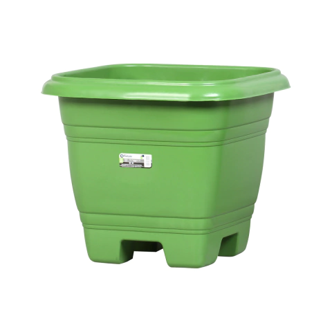 VASO PARA PLANTAS QUADRADO N° 35 VERDE