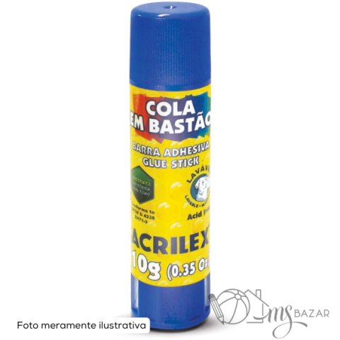 Cola em Bastão Office Escolar 10g - Acrilex