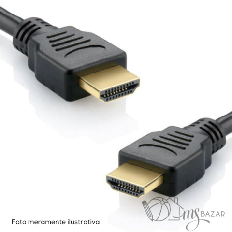 Cabo Hdmi 1.4 3D 4K Full HD Ethernet Com Filtro 3 Metros Preto - Storm