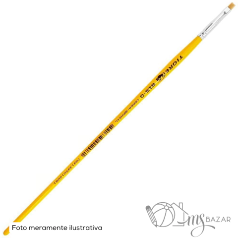 Pincel Escolar Cerda Chato 815-0 - Tigre