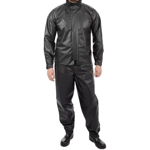 Capa De Chuva Impermeável Com Calça e Faixa Refletiva Unissex - Elite Imports