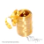 Fitilho Metalizado 5mm x 20m Dourado - Make +