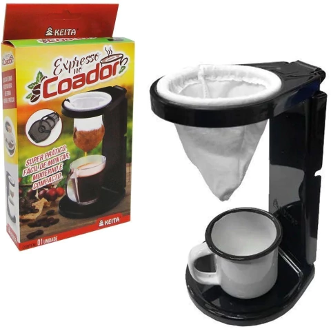 Suporte de Coador de Café Compacto Uma Dose Expresso Coador - Keita