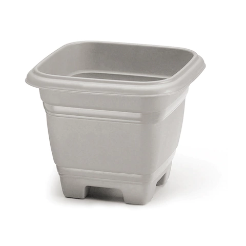 VASO PARA PLANTAS QUADRADO N° 28 AREIA