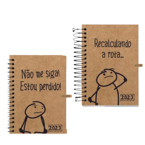 AGENDA 2023 ESPIRAL ANUAL C/D 168FL KRAFT