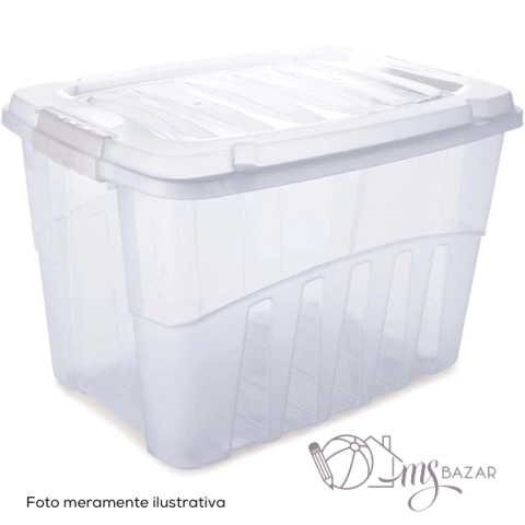 Caixa Organizadora Box Alta de 78L - Plasútil