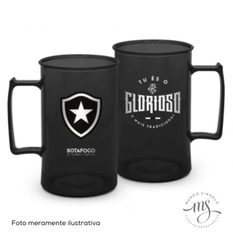 Caneca Acrílica de 400ml Botafogo - Brasfoot