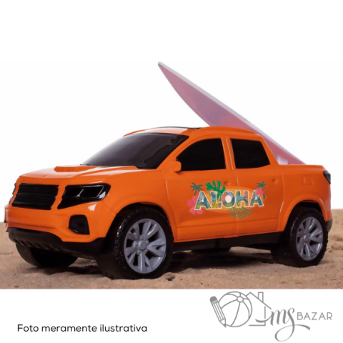 Carrinho Pick Up Com Prancha de Surf - Samba Toys