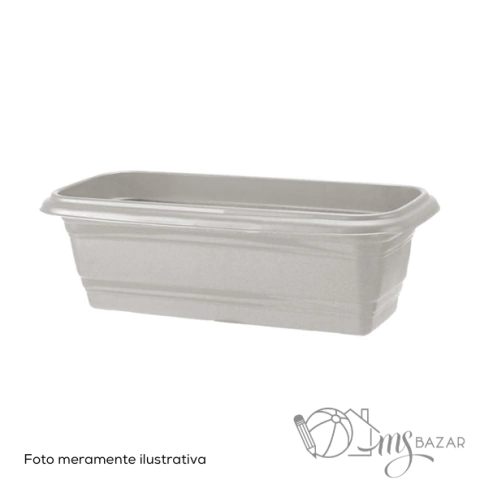 Vaso Jardineira Bella Fiore Para Planta Nº 35 Areia - Rischioto