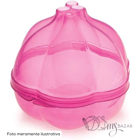 Pote de Plástico Porta Metade Cebola e Alho - Plasútil