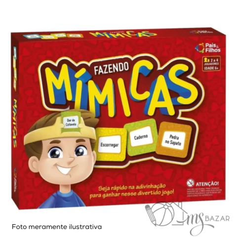 Jogo Fazendo Mímicas Seja Rápido Para Ganhar o Jogo - Pais e Filhos