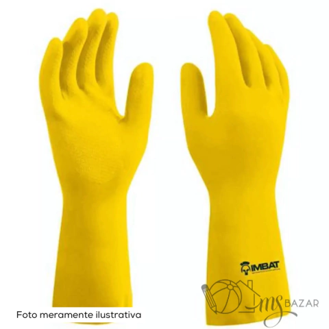 Luva Látex Forte Multiuso 9G Cores - Imbat