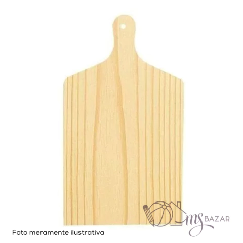 Tábua de Carne de Madeira Para Corte 14x29cm - Haracem
