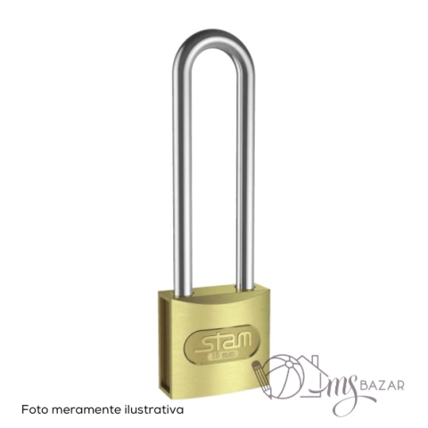 Cadeado Zamac de 30mm Haste Longa - Stam