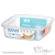 Pote Quadrado Volare Transparente 820ml - Rischioto