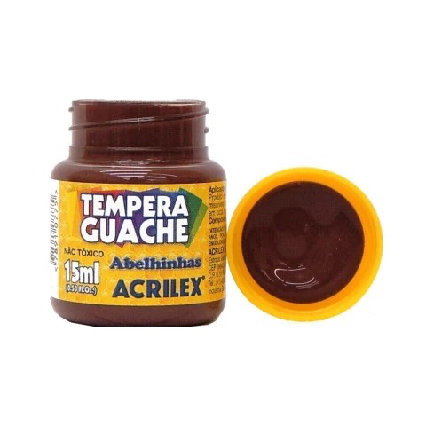 Tinta Tempera Guache 15ml Marrom 531 - Acrilex