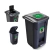 Lixeira Plástica 60 Litros Com Rodas Pedal Tampa e Tampa Click 43x61x41cm Preta - Arqplast - MS Bazar │ Mundo Singelo - Os melhores produtos com os melhores preços em um só lugar.
