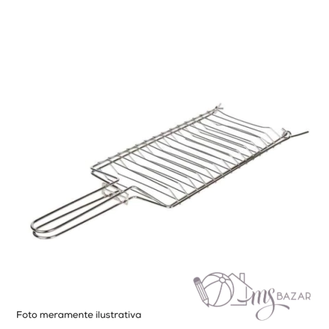 Grelha Dupla 21x58cm Super Grill N° 1 - Mor