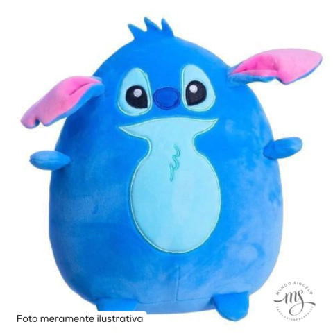 Almofada Puffy Pelúcia Stitch - Zona Criativa