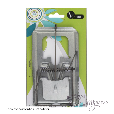 Ratoeira Nº2 Zincada 17x11cm Cartela - Viel