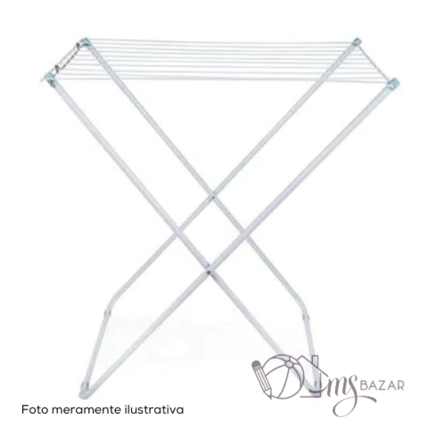 Varal de Chão Maxi Sem Abas Maxi Branco C80xL59xA88cm - Mor